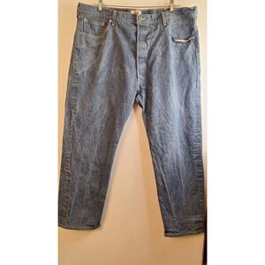 LEVI'S 501‎ Original Fit Straight Leg Button Fly Men's Jeans 44x32 Baggy Western